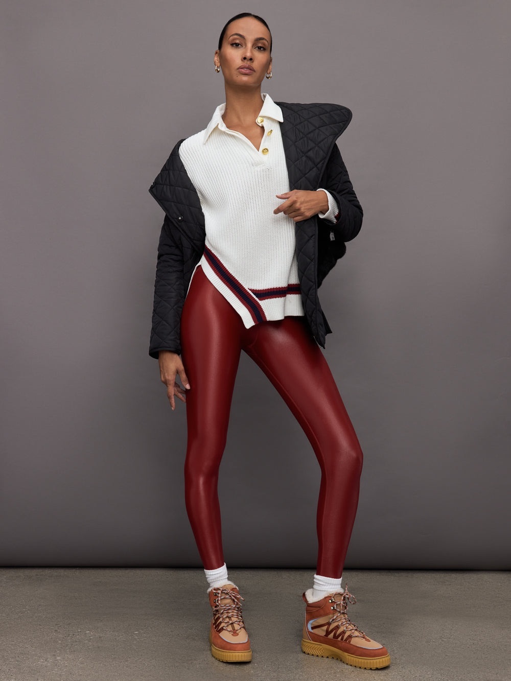 CARBON38 High Rise 7/8 Legging in Takara Shine Size Small - Picture 5 of 10